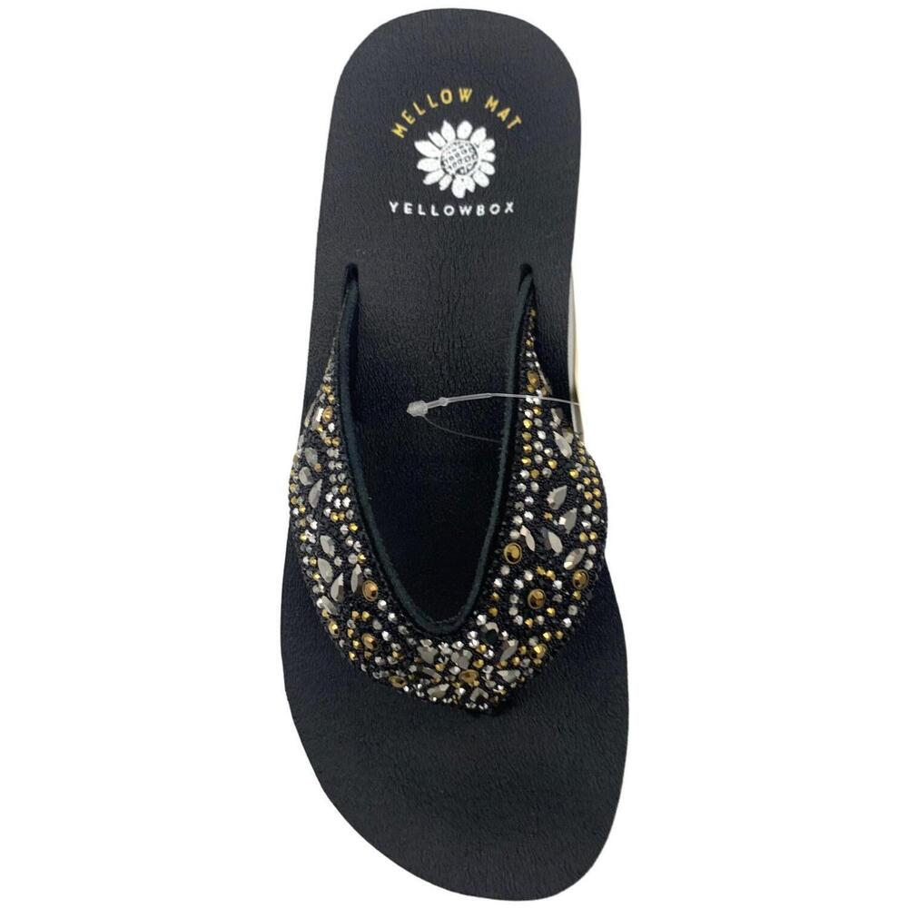 Yellow Box Women's Brigid Flatform Sandal Metallic Multi - Medium - Picture 2 of 3